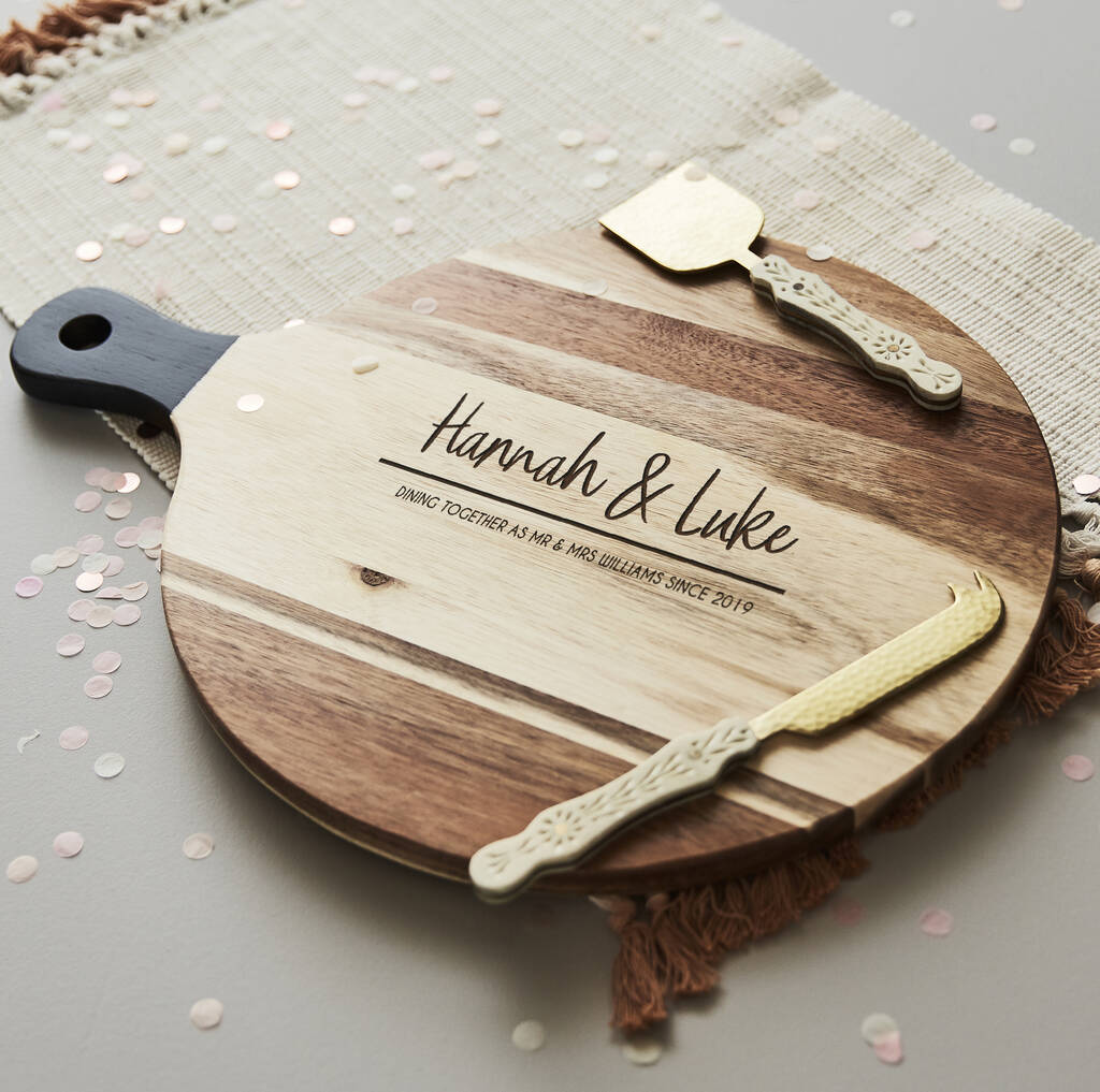 Personalised Engraved Chopping Board By Sophia Victoria Joy