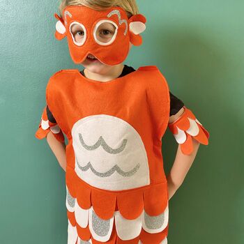 Felt Goldfish Costume For Kids And Adults, 2 of 11