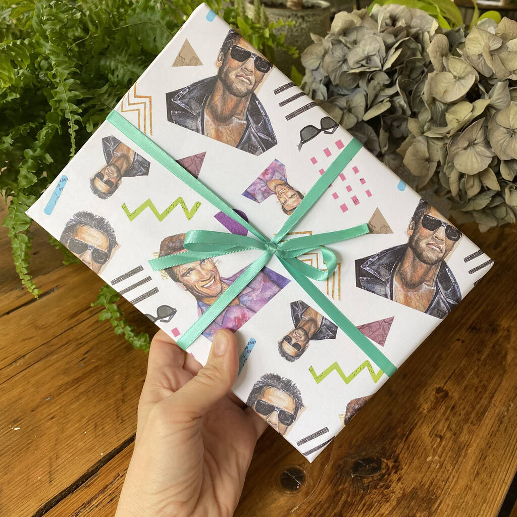 1980's Arnie Wrapping Paper, 1 of 10
