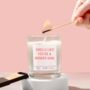 Qualified Midwife Graduation Candle Gift For Her, thumbnail 1 of 6