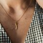 Sycamore Gap Seed Pendant Gold Plated, thumbnail 1 of 2