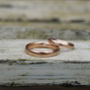 Rose Gold Diamond Ring Set, thumbnail 1 of 4