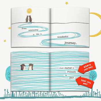 Personalised 'Love Story' Book For Couples, 2 of 10
