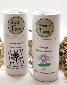 Flowers Gift Set With Press And Seedlings, 2 of 3