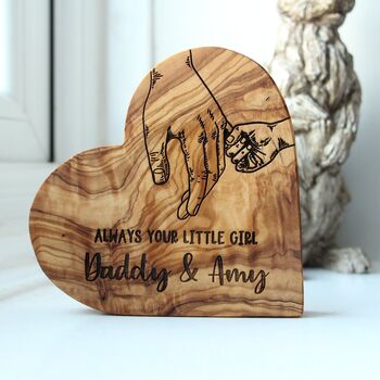 Daddy's Little Girl Ornament, Gift From Daughter To Dad, 3 of 5