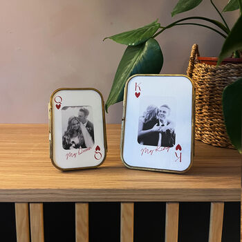 Personalised Playing Card King Or Queen Photo Frame, 6 of 6