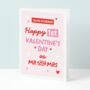 Husband First Valentines As Mr And Mrs Valentines Card, thumbnail 1 of 5