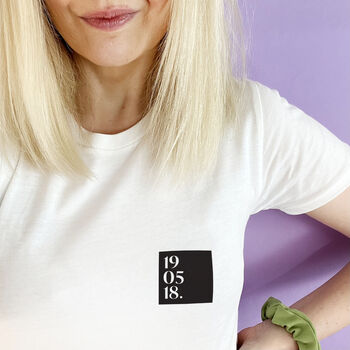 Personalised Special Year Or Date Adult Or Kids T Shirt, 2 of 8