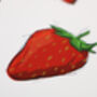 Strawberry Greetings Card, thumbnail 2 of 5