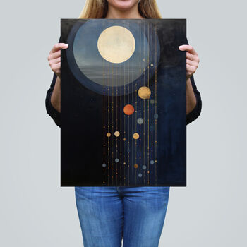 Lost In Space Dreams Abstract Planets Wall Art Print, 2 of 6