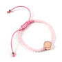 Wicked Glinda Rose Quartz Friendship Bracelet, thumbnail 1 of 2