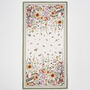 Ivory Botanical Large Rectangle Scarf, thumbnail 3 of 5