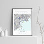 'Where We Met' Personalised Location Map Print, thumbnail 1 of 12