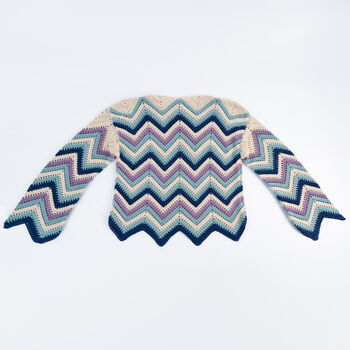 Striped Chevron Jumper Crochet Kit, 9 of 12