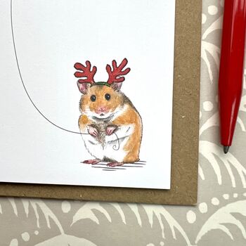 Hamster Christmas Card, 3 of 3