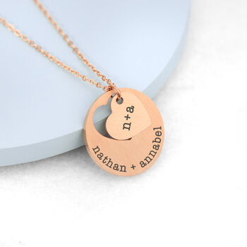 Personalised Place In My Heart Necklace, 5 of 10