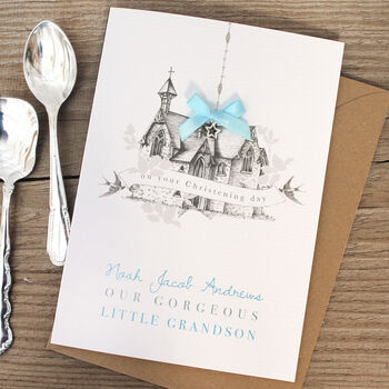 Personalised Christening Card, 3 of 4