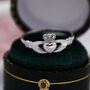 Sterling Silver Claddagh Ring, thumbnail 8 of 12