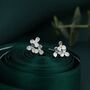 Hydrangea Blossom Cluster Stud Earrings, thumbnail 3 of 12