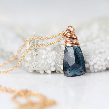 Kyanite Pendant In Gold, Rose Gold Or Silver, 3 of 10