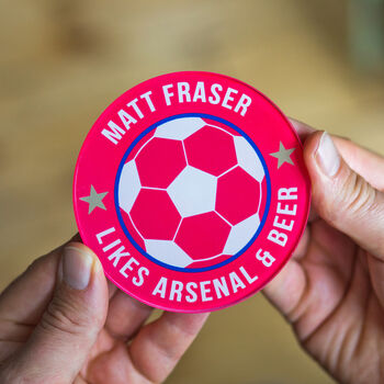 Personalised Football Team Coaster, 5 of 11