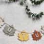 Autumn Bunting Wooden Autumnal Home Decoration Garland, thumbnail 7 of 9
