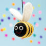 Personalised Felt Bee Hanging Decoration, thumbnail 6 of 11