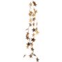 Antique Brass Christmas Star Garland, thumbnail 4 of 4