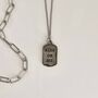 Ride Or Die Pendant Necklace, thumbnail 3 of 5