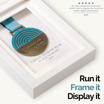 Personalised Medal Display Frame Gift, 2 of 10