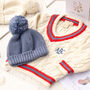 Luxury Cotton Knitted Baby Cricket Gift Set, thumbnail 10 of 11