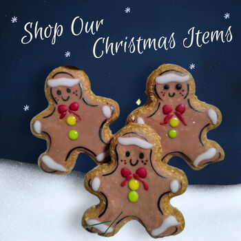 Mr And Mrs Claus Christmas Themed Dog Biscuits, 8 of 9