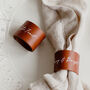 Personalised Leather Napkin Ring, thumbnail 2 of 6