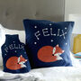 Fox Personalised Glow In The Dark Cushion Gift, thumbnail 3 of 5