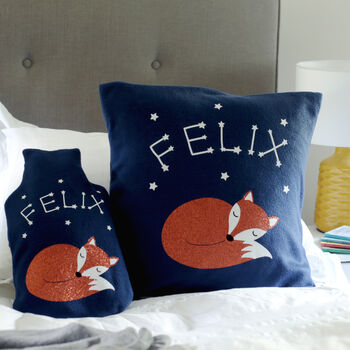 Fox Personalised Glow In The Dark Cushion Gift, 3 of 5