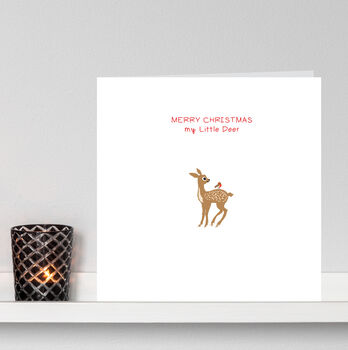 'Merry Christmas My Little Deer' Xmas Card, 3 of 3