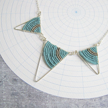 Geometric Triangle Statement Necklace, 5 of 6