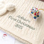 Personalised Baby’s First Christmas Blanket – Cosy Knit, thumbnail 2 of 12