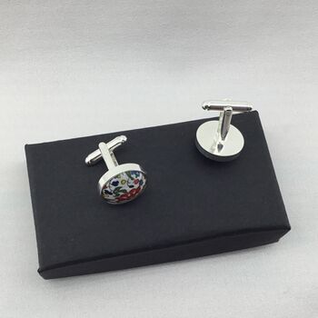Liberty Cuff Links In Classic Floral Print, 5 of 10