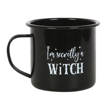 I'm Secretly A Witch Enamel Mug, 2 of 3