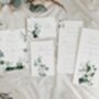 Emerald Greenery Wedding Save The Dates, thumbnail 4 of 4