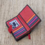 Personalised Black And Red Womans Soft Leather Purse Wallet, thumbnail 3 of 11