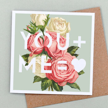 You + Me = Love Valentine's Card, 2 of 2