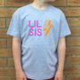 Big Bro Lil Bro/Big Sis Lil Sis Neon Lights Tshirt, thumbnail 4 of 7