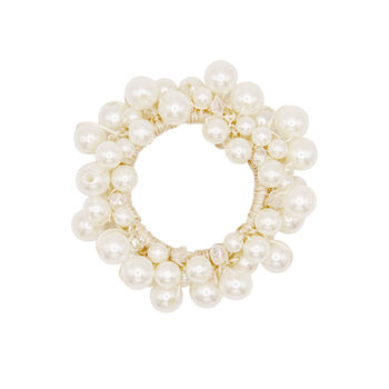 Beaded Pearl Hair Tie, 9 of 10