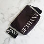 Black Leather Personalised iPhone Case, thumbnail 2 of 6