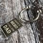 Silver Rectangle Personalised Two Ball Keyring, thumbnail 4 of 6