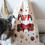 Personalised Glitter Dog Christmas Sack, thumbnail 6 of 9