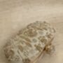 Gold Silk Oval Clutch Bag, thumbnail 5 of 9