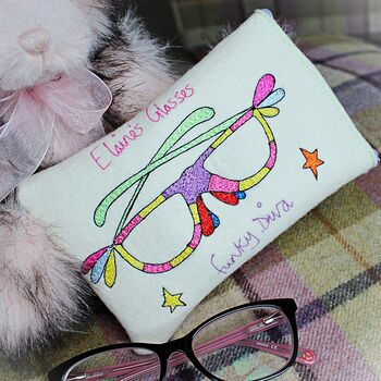 Personalised 'Funky Diva' Glasses Case, 2 of 12